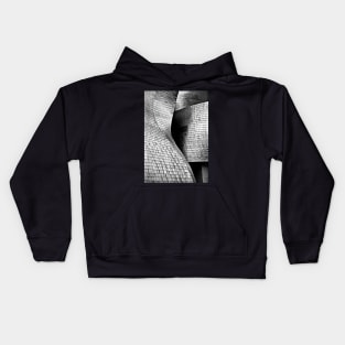 Titanium Waves Monochrome Kids Hoodie